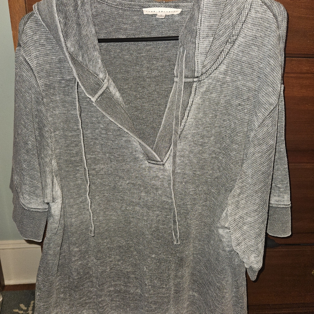 Jane and Delancey Gray Hoodie Sweatshirt